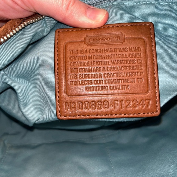 Coach Ergo Hobo Brown Leather Shoulder Bag - Picture 10 of 11